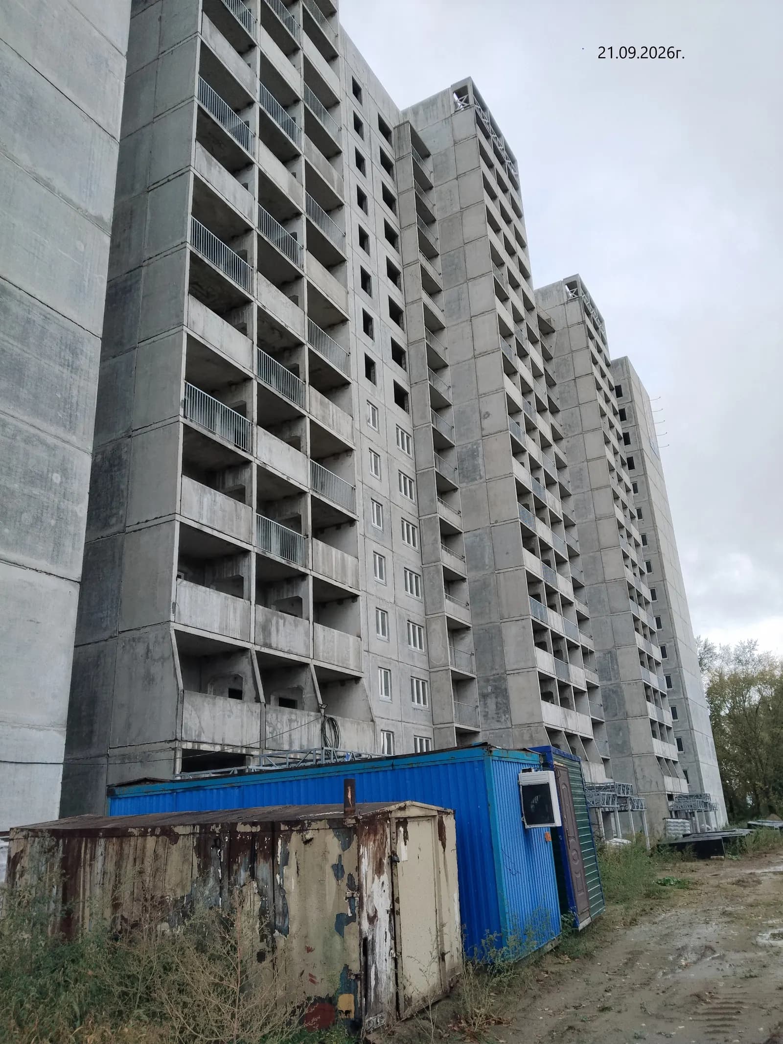 Жилой дом, Новосибирск, Первомайский район: ход строительства, сентябрь 2026