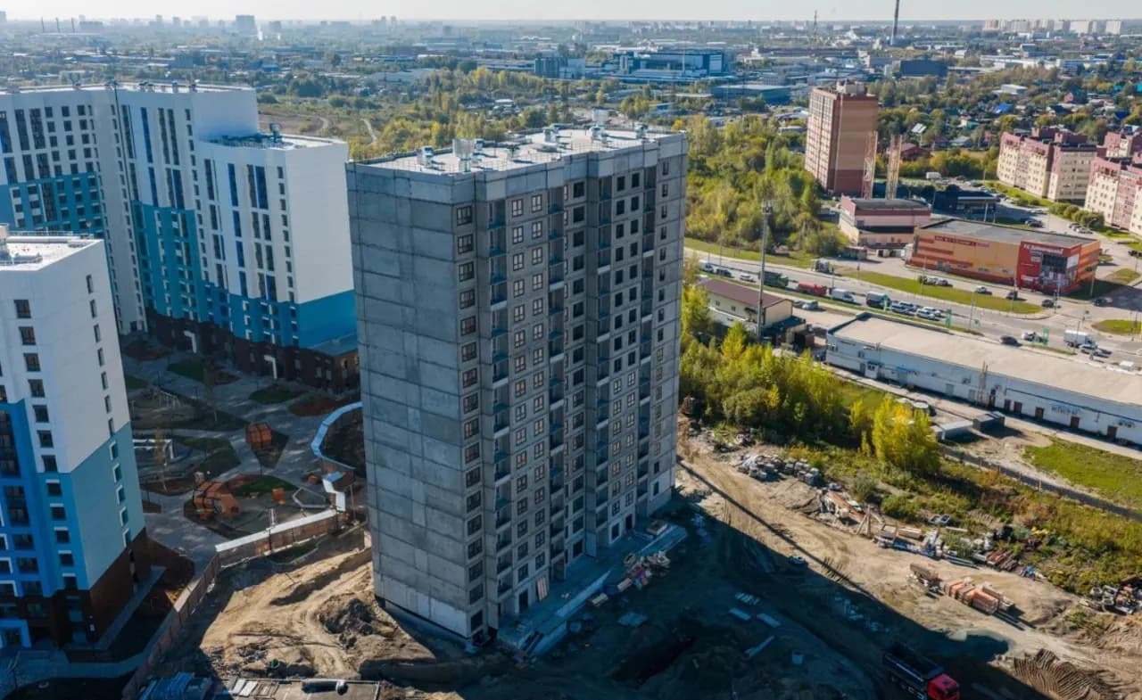 САМОЦВЕТЫ Бирюза дом 3: ход строительства, сентябрь 2026