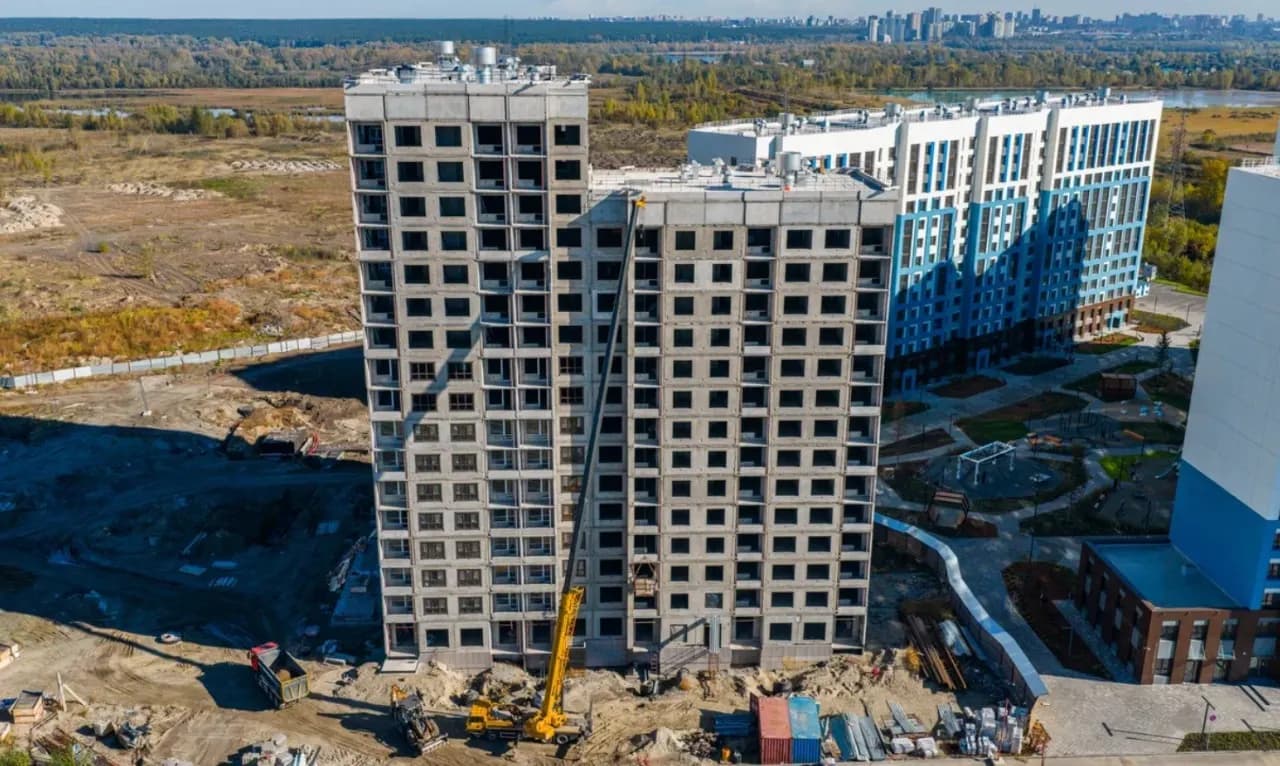 САМОЦВЕТЫ Бирюза дом 3: ход строительства, сентябрь 2026