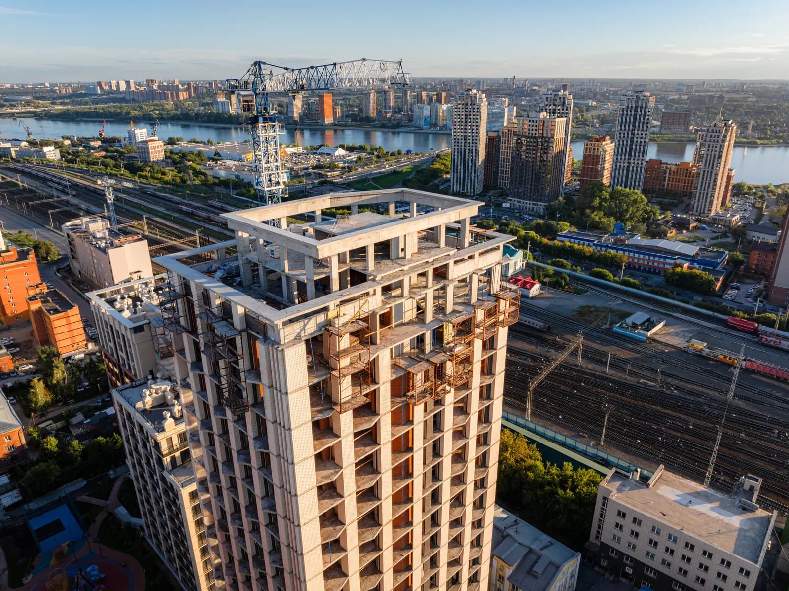 Жилой дом, Новосибирск: ход строительства, сентябрь 2026