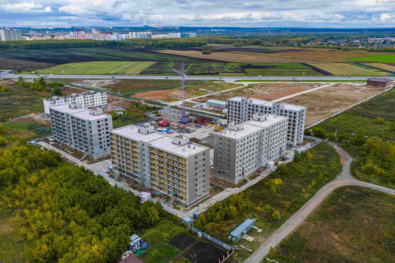 Дом в Мичуринском (Блок 2): ход строительства, октябрь 2026