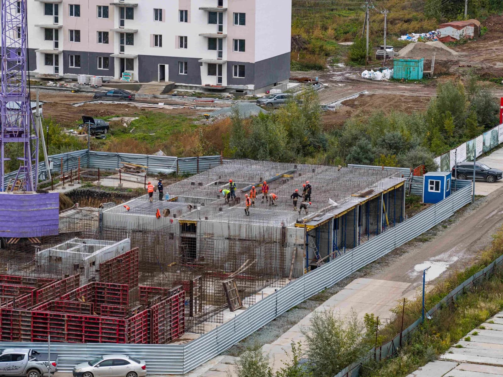 Дом в Мичуринском (Блок 2): ход строительства, октябрь 2026