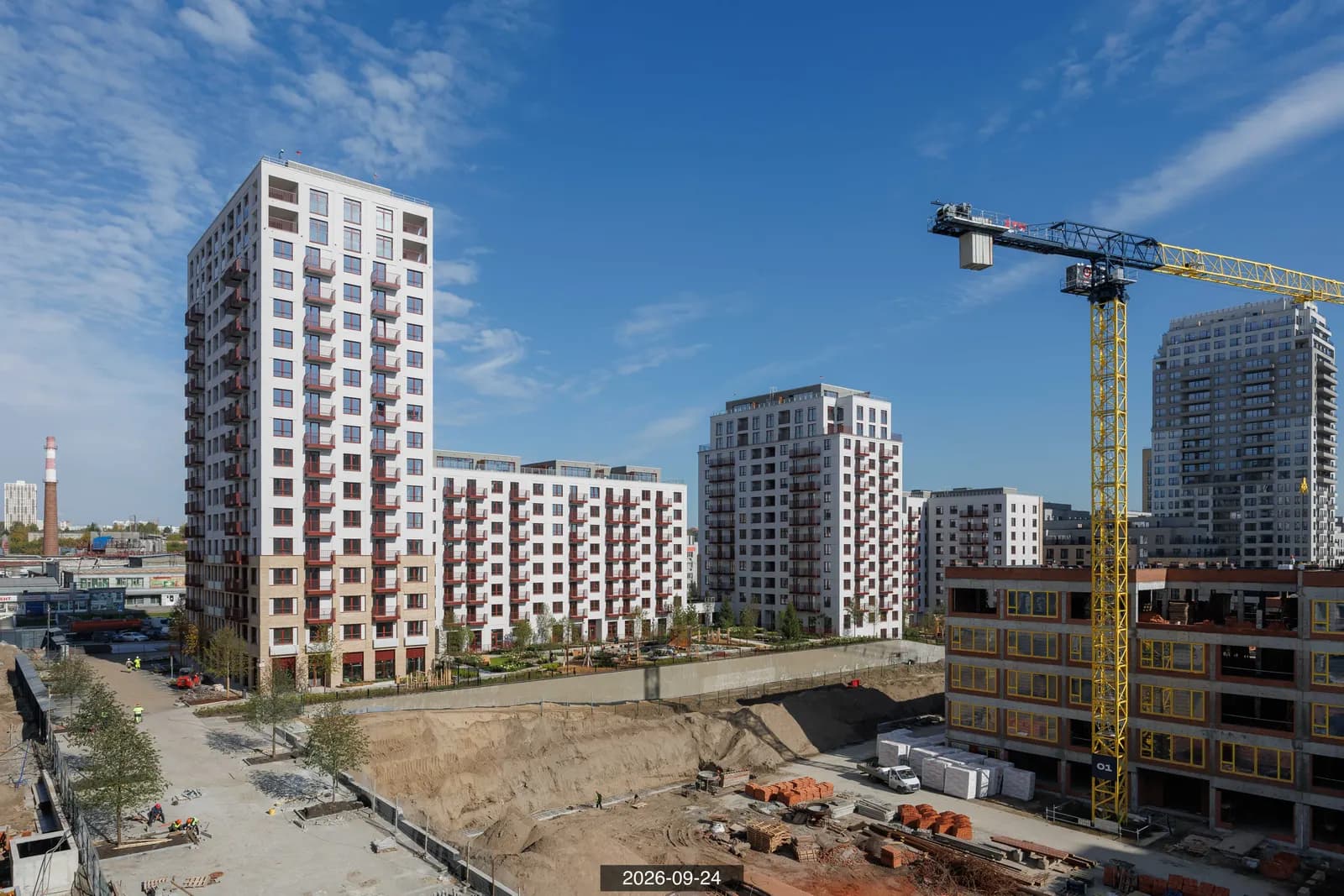 Европейский берег: ход строительства, сентябрь 2026