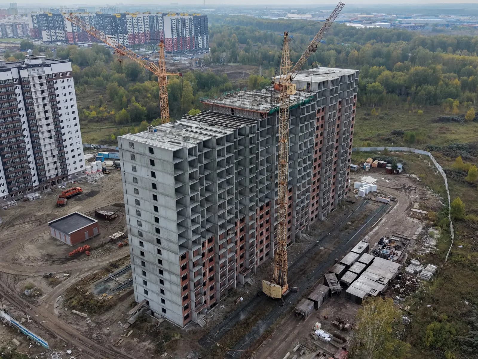 Жилой дом, Новосибирск, Улица Забалуева: ход строительства, октябрь 2026