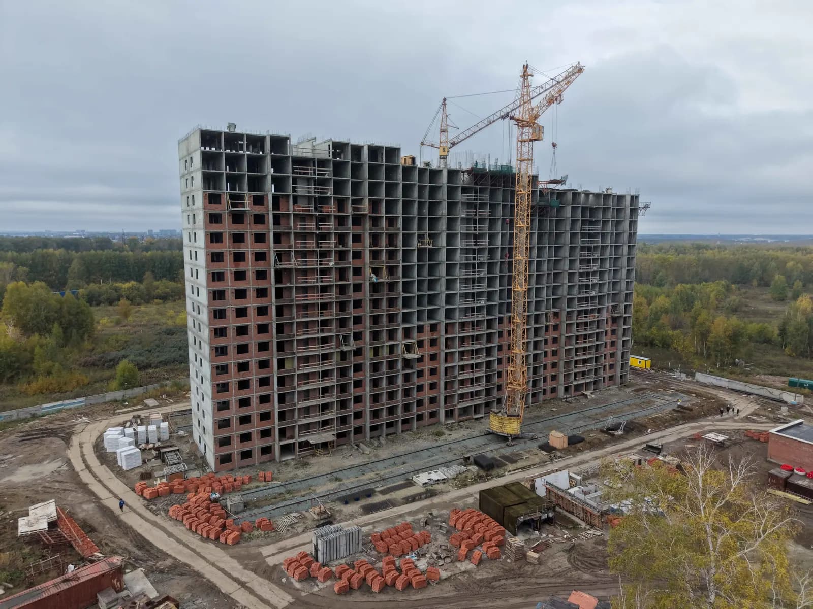Жилой дом, Новосибирск, Улица Забалуева: ход строительства, октябрь 2026