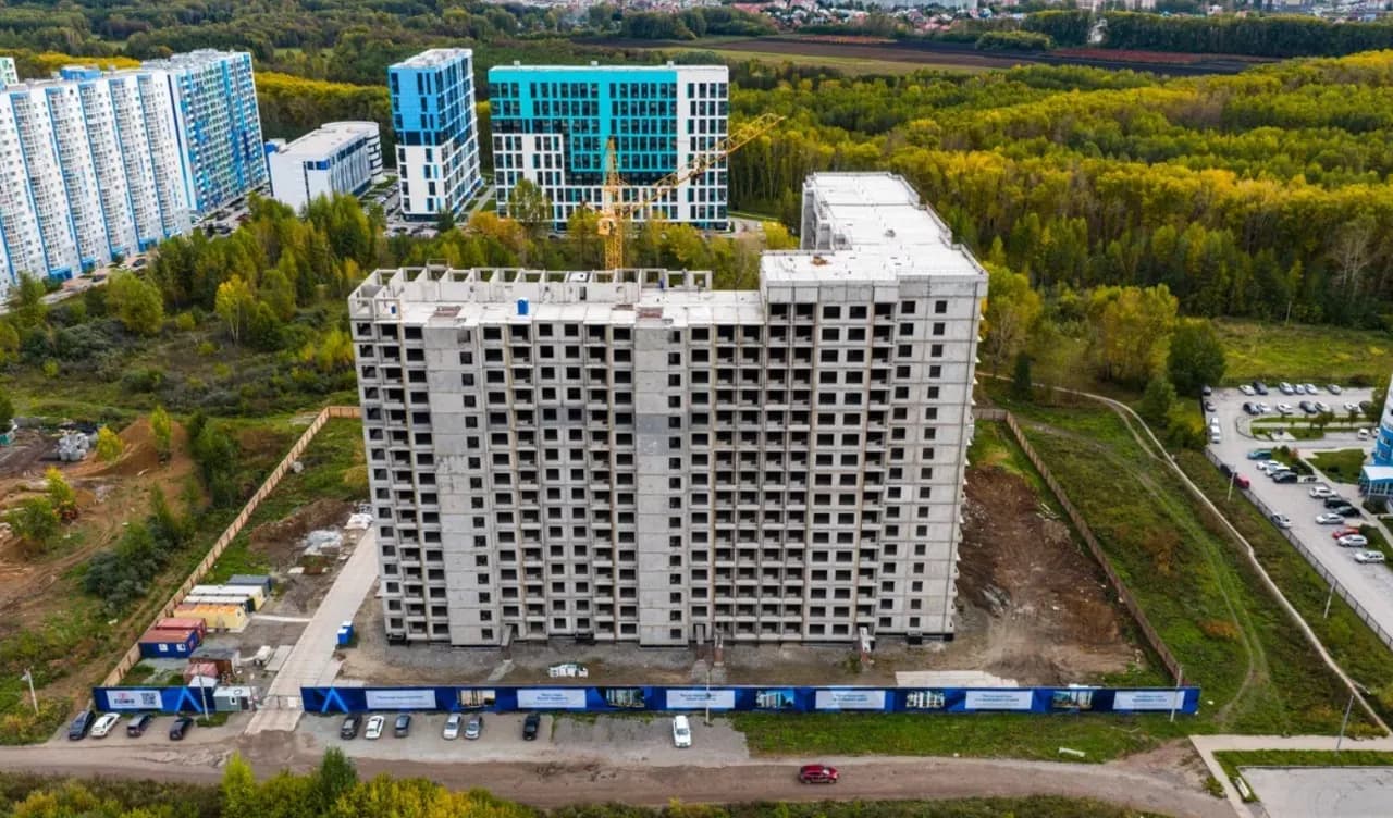 Жилой: ход строительства, сентябрь 2026