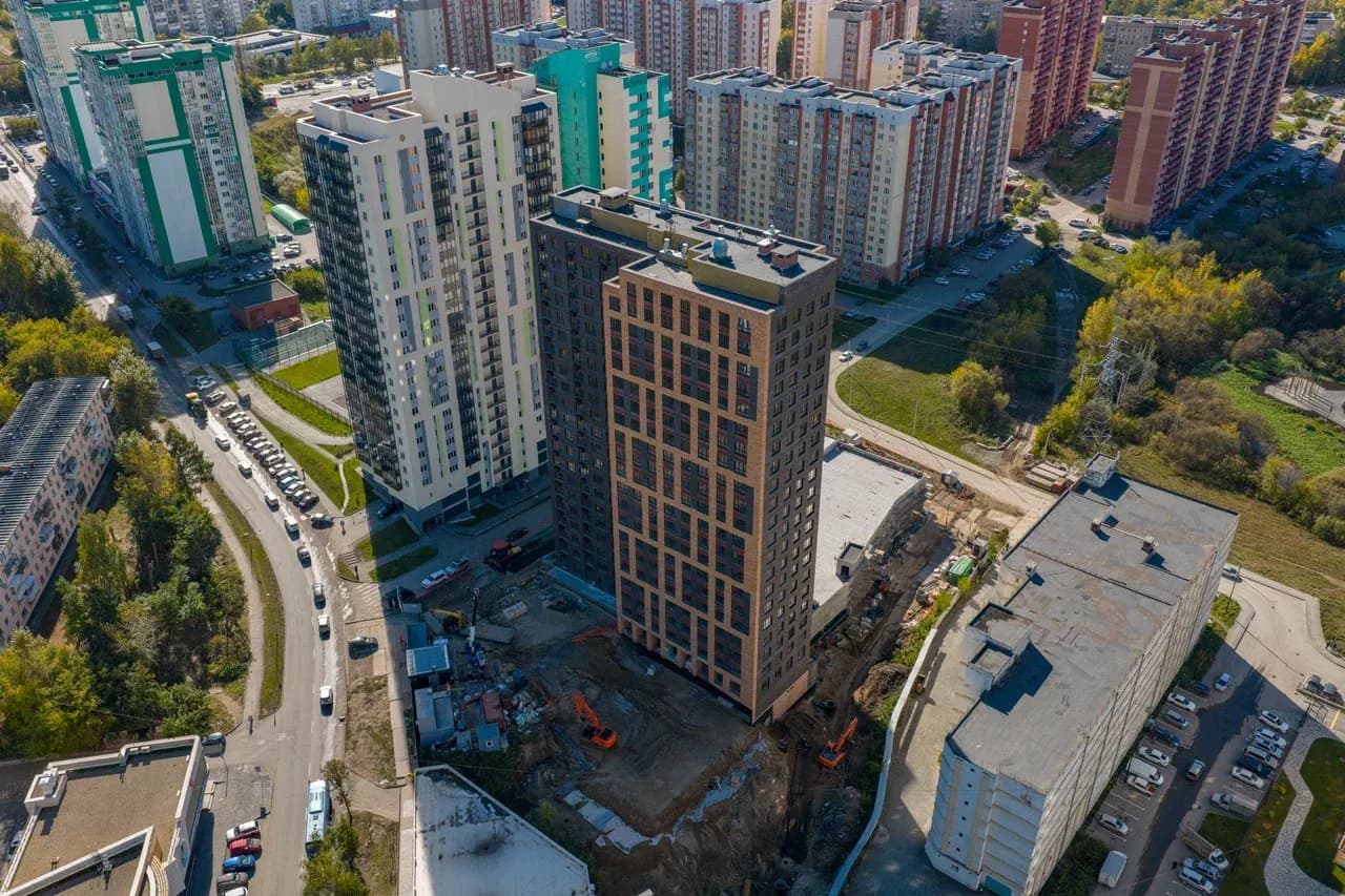 Первый на Есенина: ход строительства, сентябрь 2026