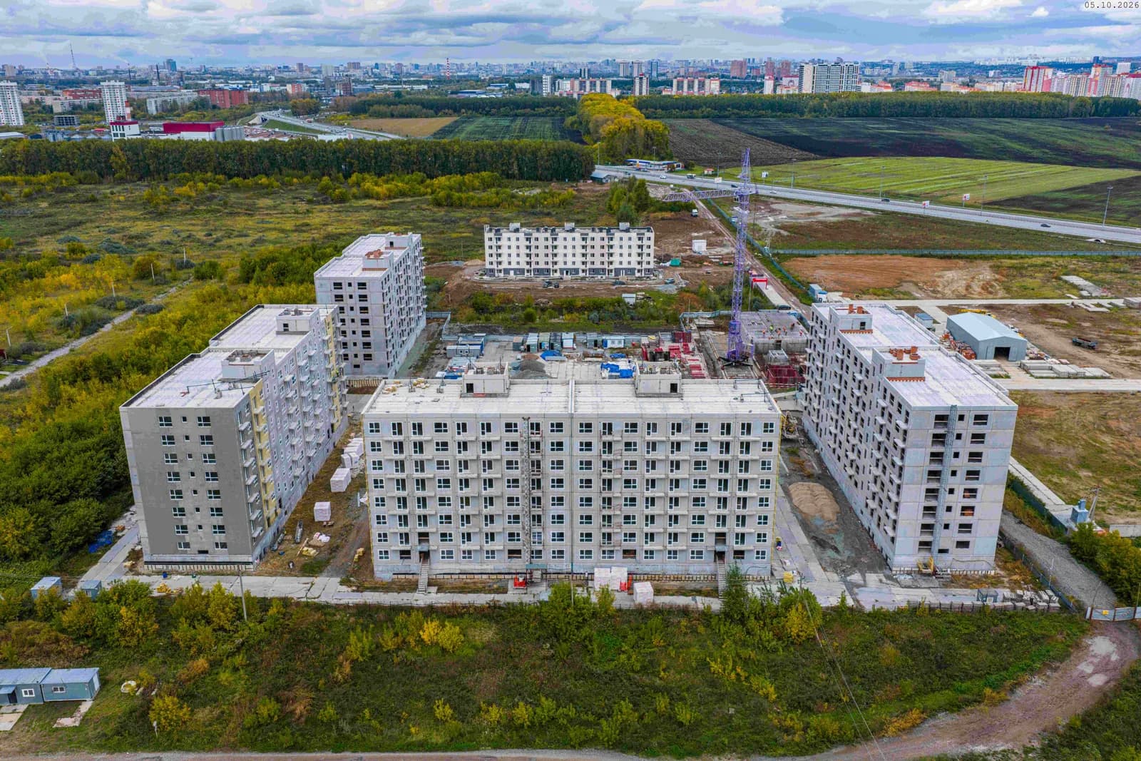 Дом в Мичуринском (Блок 2): ход строительства, октябрь 2026