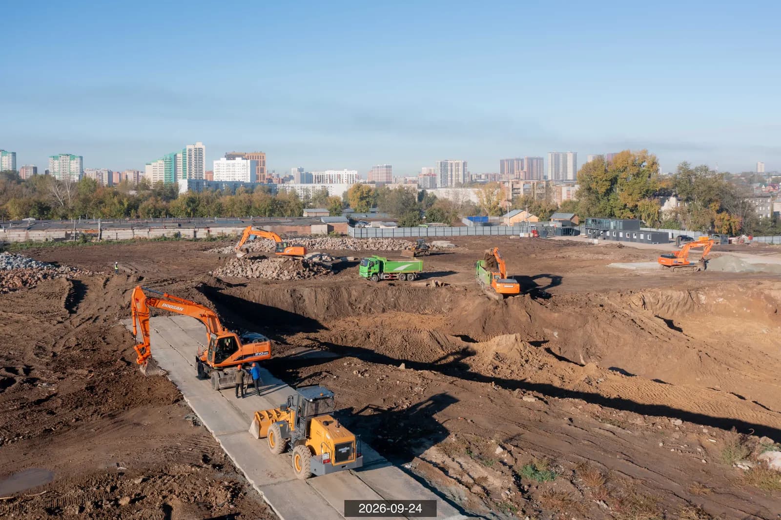 Молодость: ход строительства, сентябрь 2026