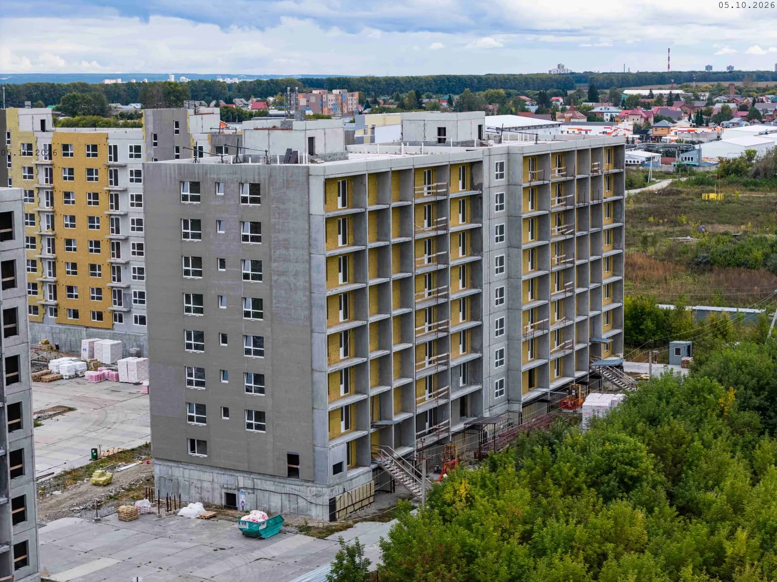 Дом в Мичуринском (Блок 2): ход строительства, октябрь 2026