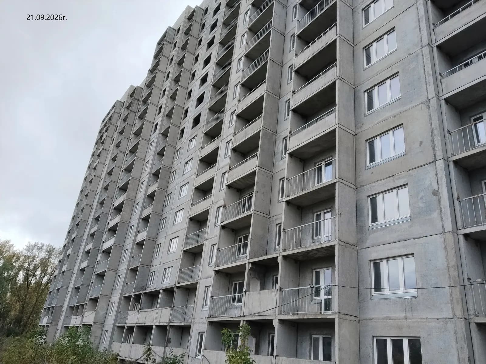 Жилой дом, Новосибирск, Первомайский район: ход строительства, сентябрь 2026